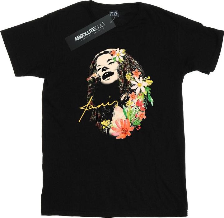 Produktbild Janis Joplin Floral Pattern TShirt (XL)