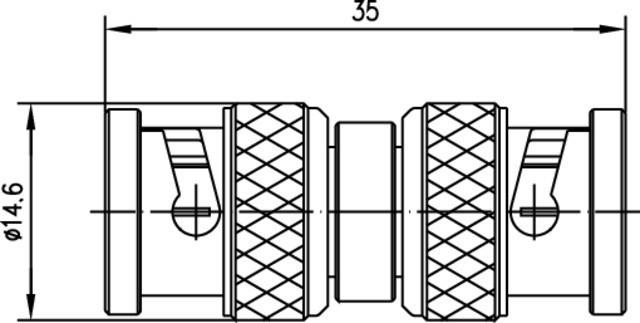 Produktbild Telegärtner BNC-Adapter BNC-Stecker (75 dB, Antennenkabel)