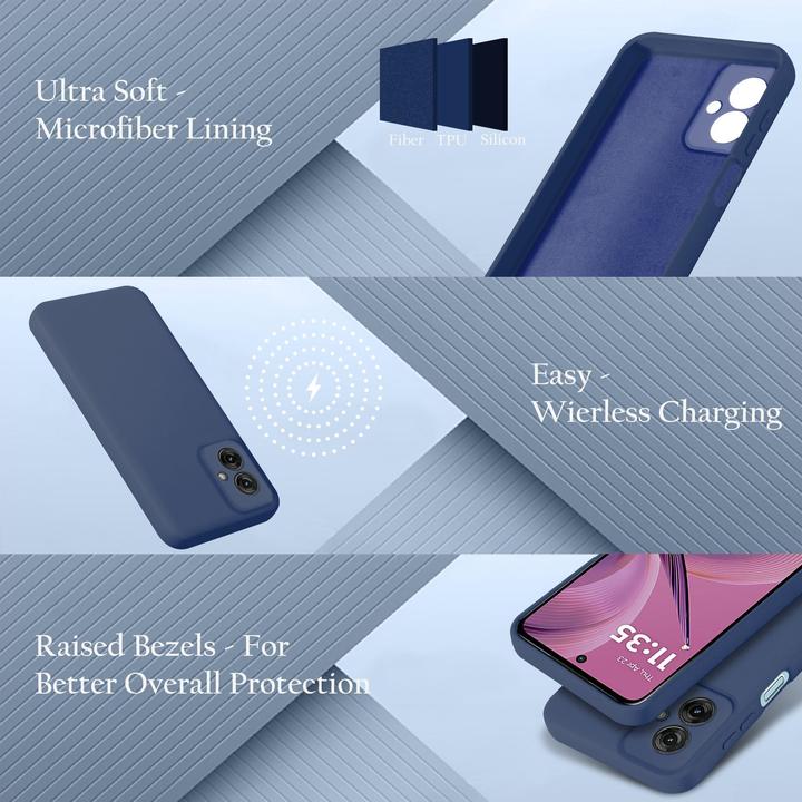 Produktbild Cadorabo Hülle für Motorola Moto G55 im Liquid Case Design (Motorola Moto C)
