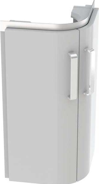 Image du produit Geberit Keramag corner wash hand basin vanity unit Renova Nr. 1 Comprimo New 300x605x300mm light gray matt / (34 x 34 x 67 cm)