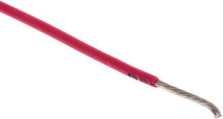 Actual product image AlphaWire EcoWire 20AWG 600V UL11028 Red 30m (30 m)