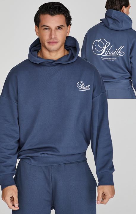 Actual product image Siksilk Hooded jumper Graphic Hoodie (L)