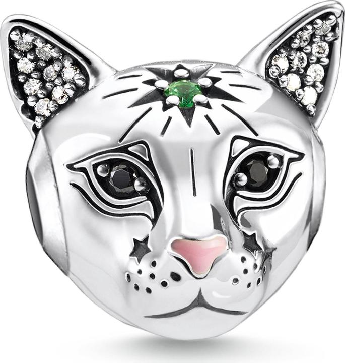 Immagine prodotto Thomas Sabo Perlina gatto argento (Argento 925, Vetro, Zirconia)