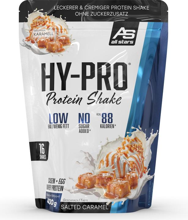Actual product image All Stars Hy-Pro Protein Shake (400G bag) (Salted Caramel, 1 pcs., 400 g)