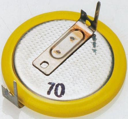 Produktbild Panasonic Lithium-Knopfzelle CR2330 3V 2-Lötpins (1 Stk., CR2330)