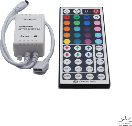 Produktbild Lumina Swiss 44 Tasten Infrarot Fernbedienung Multicolor