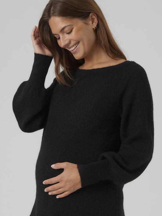 Actual product image Vero Moda Maternity VMMSIMONE LS BOATNECK DRESS GA EXC Knit Dress (S)