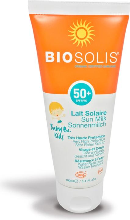 Biosolis Baby & Kids (Sonnenmilch, SPF 50, 100 ml, 151 g)