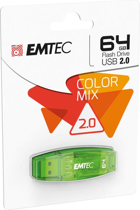 Produktbild Emtec C410 Color Mix (64 GB, USB-A, USB 2.0)