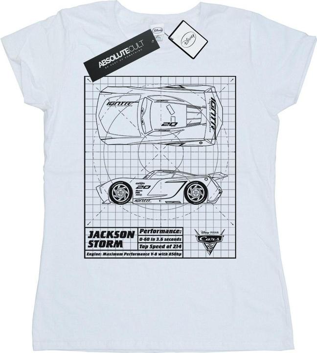 Produktbild Disney Cars Jackson Storm Blueprint TShirt (L)