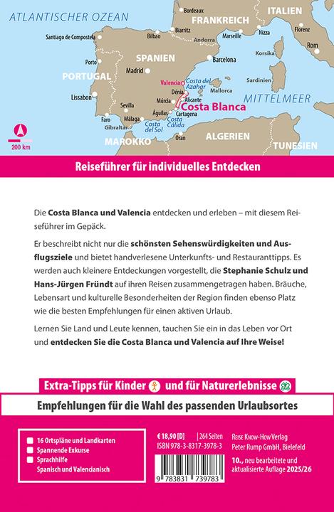 Produktbild Reiseführer Costa Blanca mit Valencia (Deutsch, Hans-Jürgen Fründt, Stephanie Schulz, 2025)