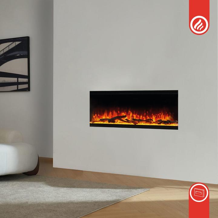 Actual product image Kaminio LEA 3-in-1 electric fireplace