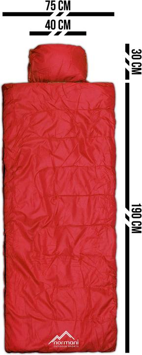 Produktbild Normani Pilotenschlafsack Traveller (220 cm)