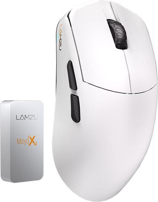 Produktbild Lamzu Maya X Gaming-Maus 8K Wireless - weiss (Kabellos)