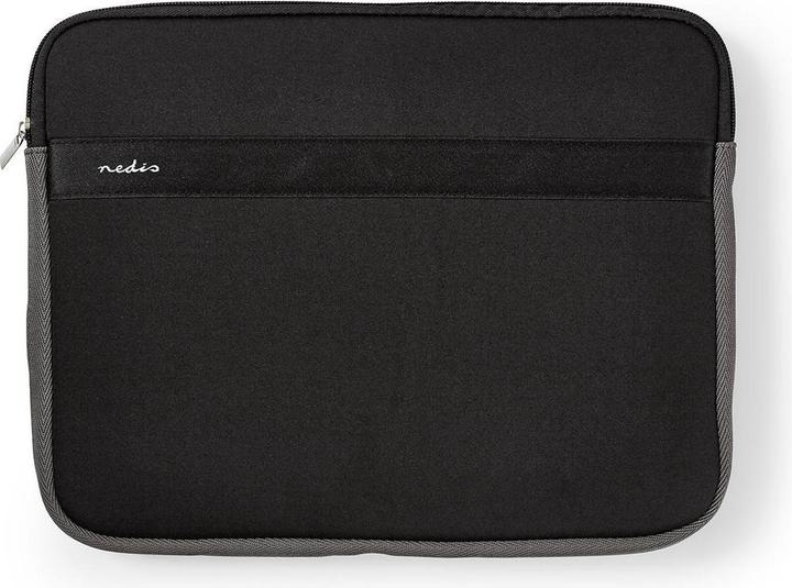 Produktbild Nedis Notebooktasche 13-14 Zoll Neopren, Schwarz/Anthrazit (14")