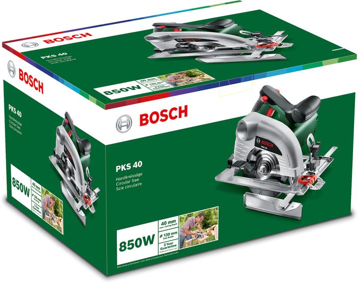 Produktbild Bosch Home & Garden Handkreissäge PKS 40, mit Kreissägeblatt Optiline Wood