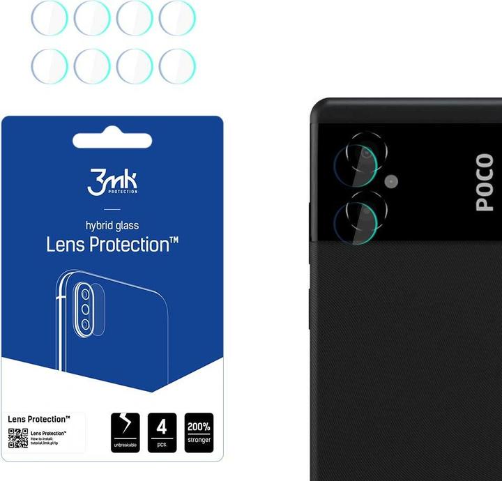 Produktbild 3MK Lens Protect Xiaomi POCO M4 5G Ochrona na obiektyw aparatu 4szt (1 Stück, Xiaomi Poco  M4 5G)