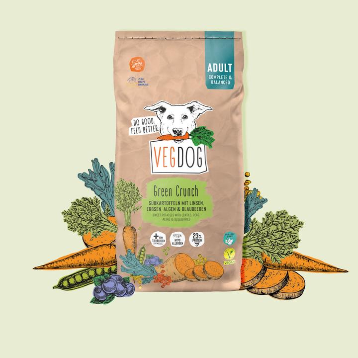 Actual product image Vegdog Green Crunch (Adult, 1 pcs., 5000 g)