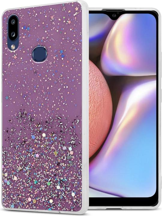 Violet avec paillettes
