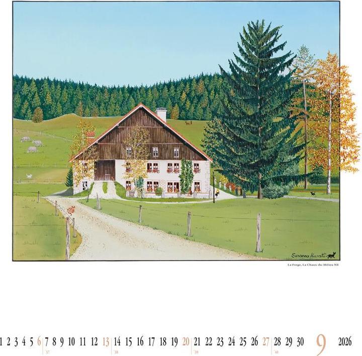 Image du produit Calendrier illustré SUSANNA fermes peintes (Couverture rigide)