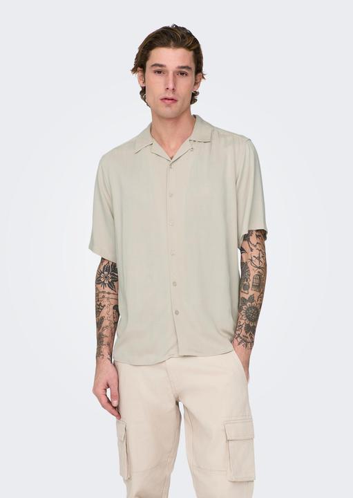 Image du produit Only & Sons Chemise unie à manches courtes (M)