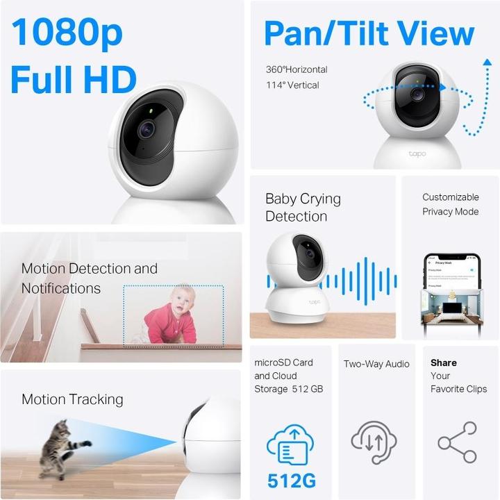Produktbild TP-Link Tapo C200P2 (1920 x 1080 Pixels)