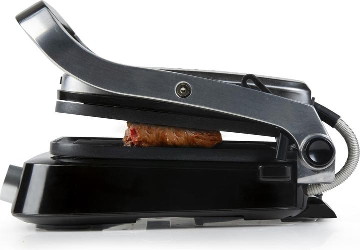 Immagine prodotto Domo Genius Grill elettrico a contatto Rivestimento antiaderente, con display Acciaio inox, nero (Spina UE)