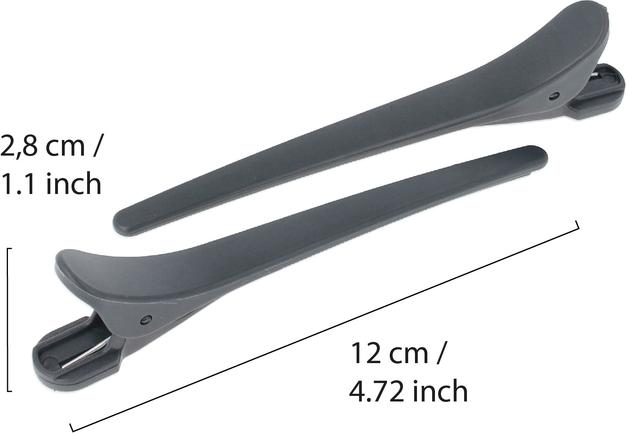 Immagine prodotto Parsa Beauty Parsa fermagli per capelli, grigio (3 pz.)