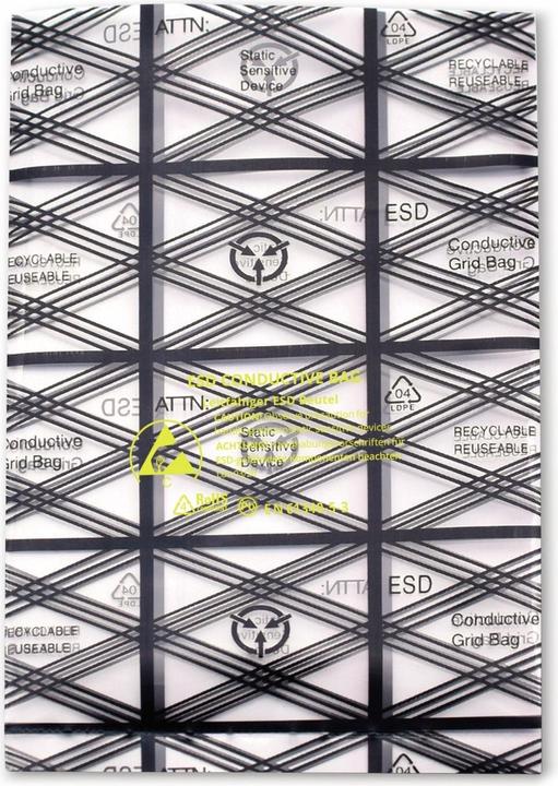 Produktbild Quadrios ESD-Beutel (L x B) 75 mm x 125 mm leitfähig ESD-Kennbuchstabe C 10 S (10 Stück)