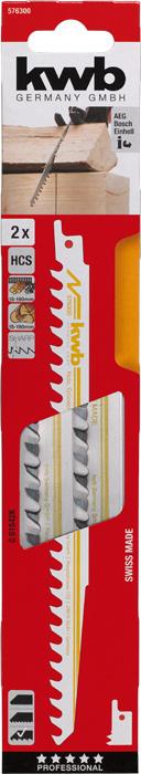 Immagine prodotto kwb Set di lame per sega circolare per legno Grü 240 mm SB 2 pz.