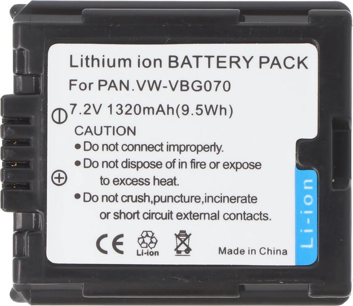 Produktbild AccuCell Akku Panasonic VW-VBG070
