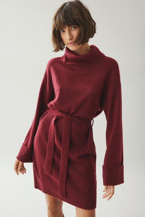 Produktbild Vila Bindegürtel Strickkleid (L)