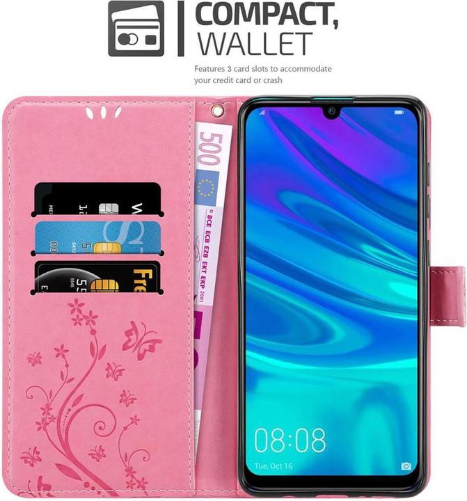 Actual product image Cadorabo Flower Book Cover (Huawei P Smart (2019), Honor 10 Lite)