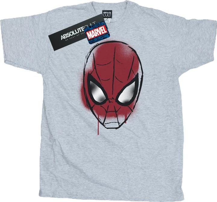 Image du produit - T-shirt SPIDER-MAN FACE SKETCH - Garçon (152, 158)