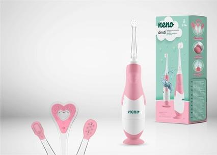 Immagine prodotto Neno Spazzolino elettrico Denti per bambini, rosa (Spazzolino oscillante)