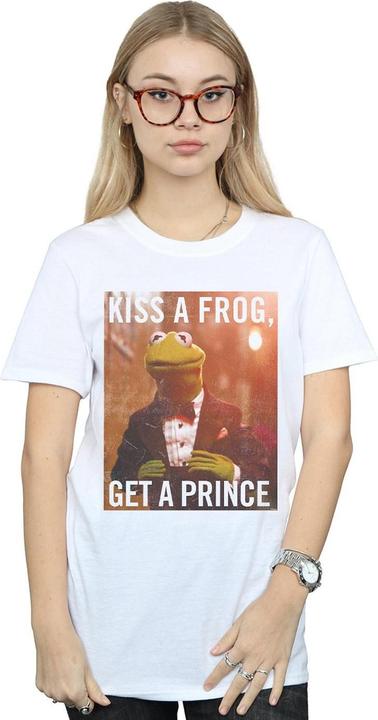 Immagine prodotto Disney The Muppets Kiss A Frog Get A Prince Maglietta Ampia Donna (XXL)