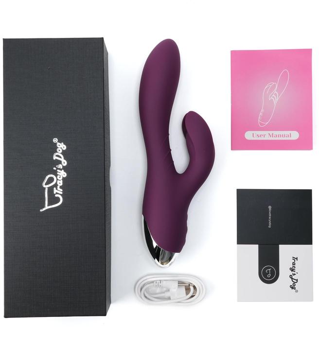 Productafbeelding Tracy's Dog Jade Rabbit Vibrator - Paars