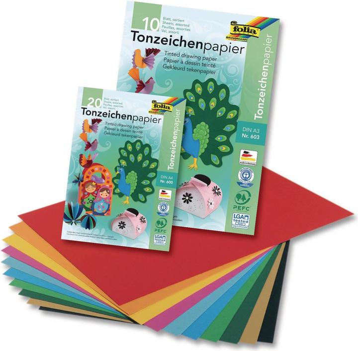 Image du produit Folia Papier d'argile (130 g/m², 10 x)