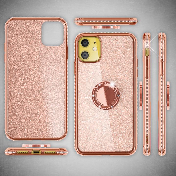 Immagine prodotto Nalia Anello Glitter Silicone Cover (Apple iPhone 11)