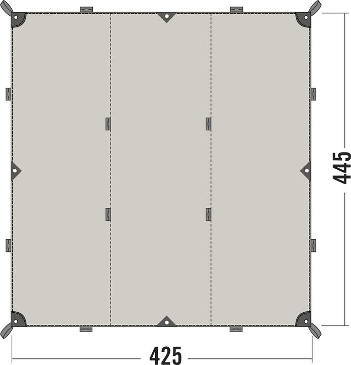 Image du produit Tatonka Tarp 1 TC (Bâche, 2.80 kg)