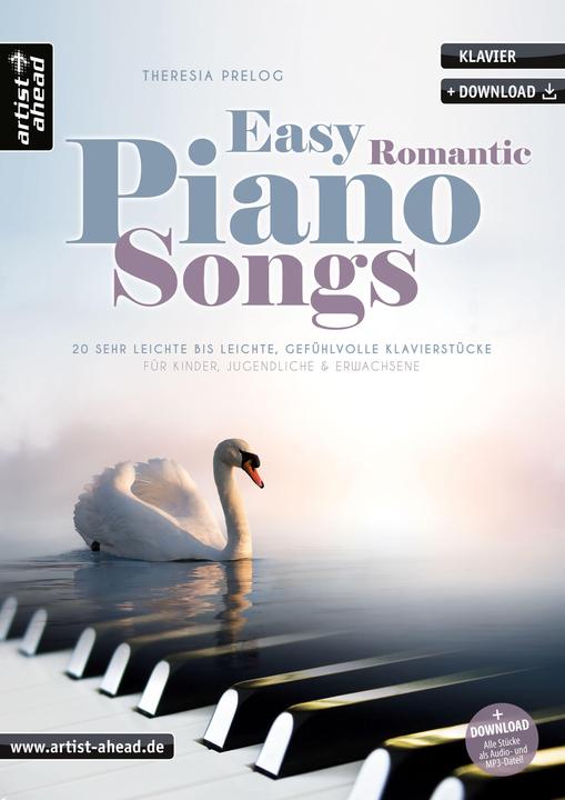 Immagine prodotto Easy Romantic Piano Songs (Tedesco, Theresia Prelog, 2021)