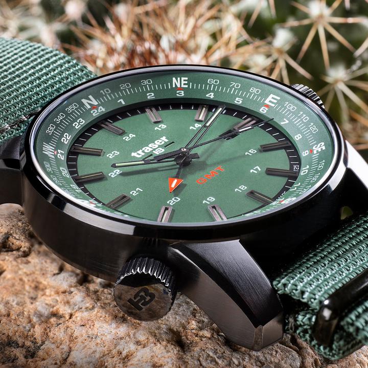 Actual product image Traser P68 Pathfinder GMT (Analogue wristwatch, 46 mm)