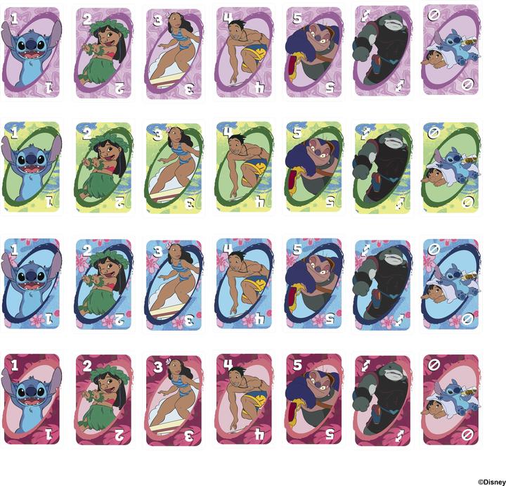 Actual product image Mattel Games UNO Lilo & Stich (German)
