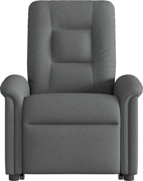 Actual product image VidaXL Massage chair with stand-up aid dark grey fabric