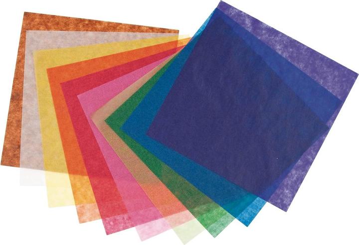 Produktbild Folia Faltblätter transparent 15 x 15 cm mehrfarbig (42 g/m², 1 x)