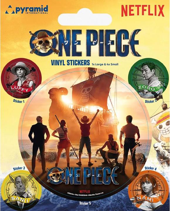 Image du produit One Piece Autocollant en vinyle (lot de 5)