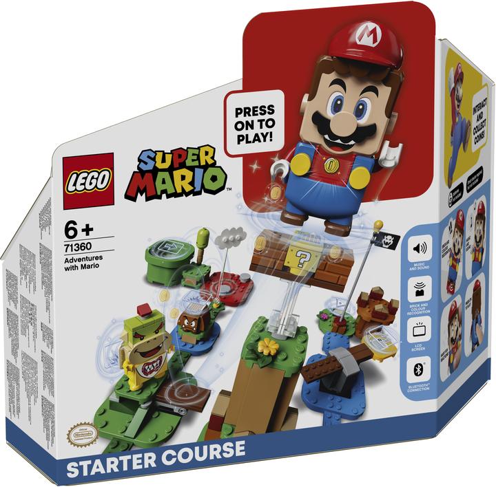 Image du produit LEGO Pack de démarrage Les Aventures de Mario (71360, LEGO Super Mario, LEGO difficiles à trouver)