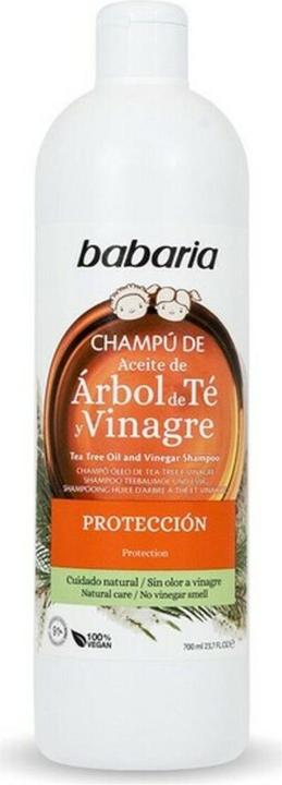 Actual product image Babaria Champu Con Extracto De Vinagre Sin Olor 600ml (600 ml, Liquid shampoo)