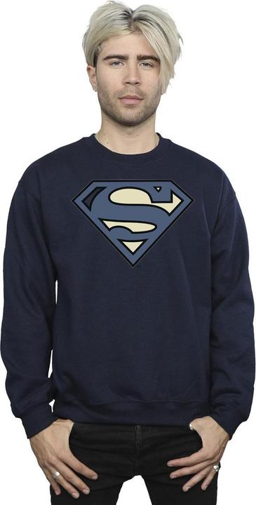 Actual product image Mens Superman Indigo Blue Logo Sweatshirt (M)
