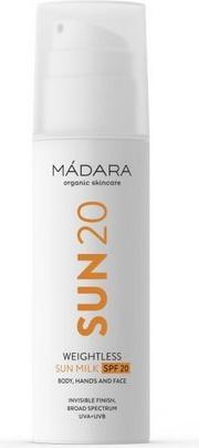 Immagine prodotto Madara Senza peso (Latte solare, SPF 20, 150 ml)